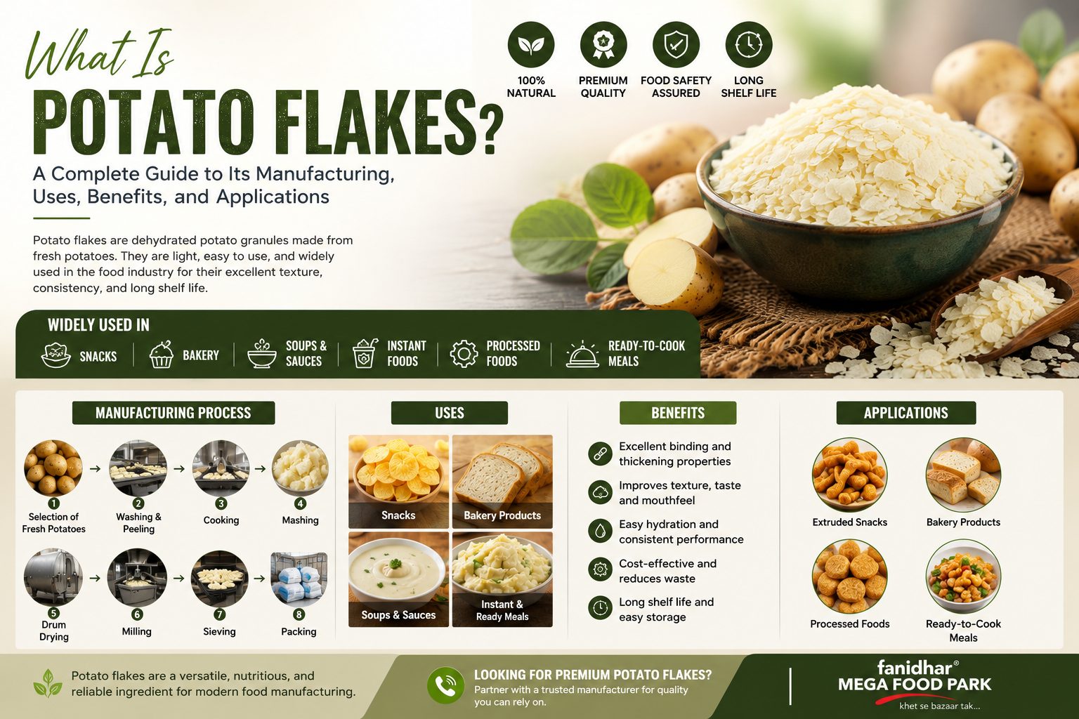 Potato Flakes Manufacturing